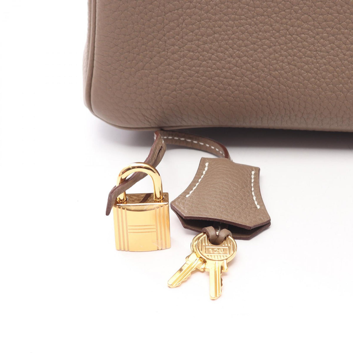 HERMES Birkin 25 Etoupe Togo Hardware Bag