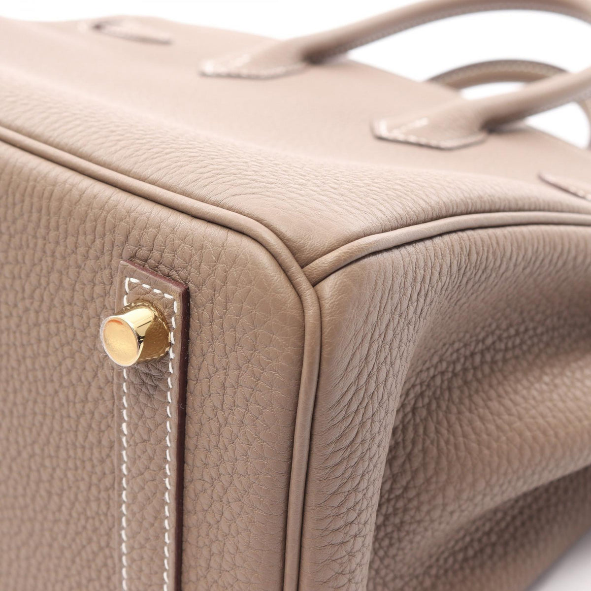 HERMES Birkin 25 Etoupe Togo Hardware Bag