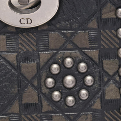 Dior Lady Dior Black Leather Hand Bag