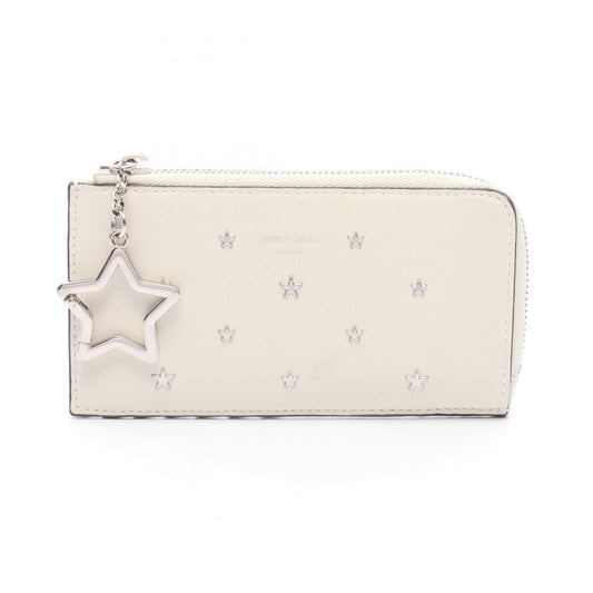 JIMMY CHOO White Star Studs Coin Case