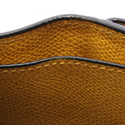 Valextra Compact Leather Tri-Fold Wallet