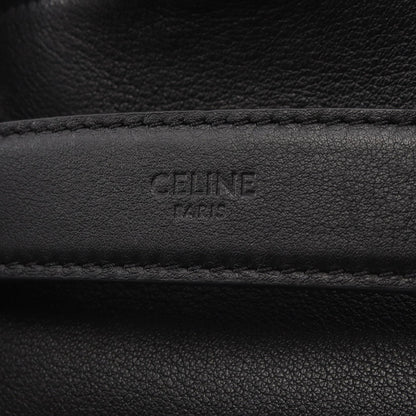 CELINE Takeaway Leather Shoulder Bag Black