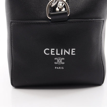 CELINE Takeaway Leather Shoulder Bag Black