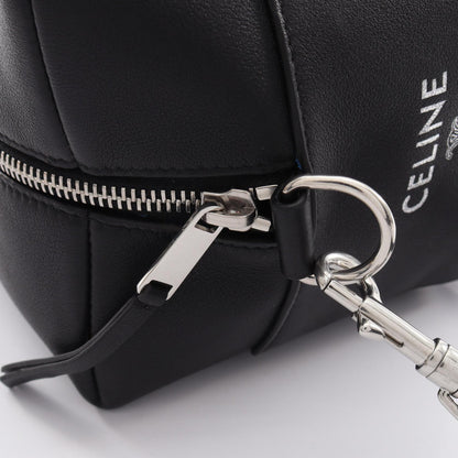 CELINE Takeaway Leather Shoulder Bag Black
