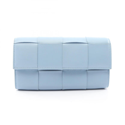 BOTTEGA VENETA Cassette Maxi Wallet Blue