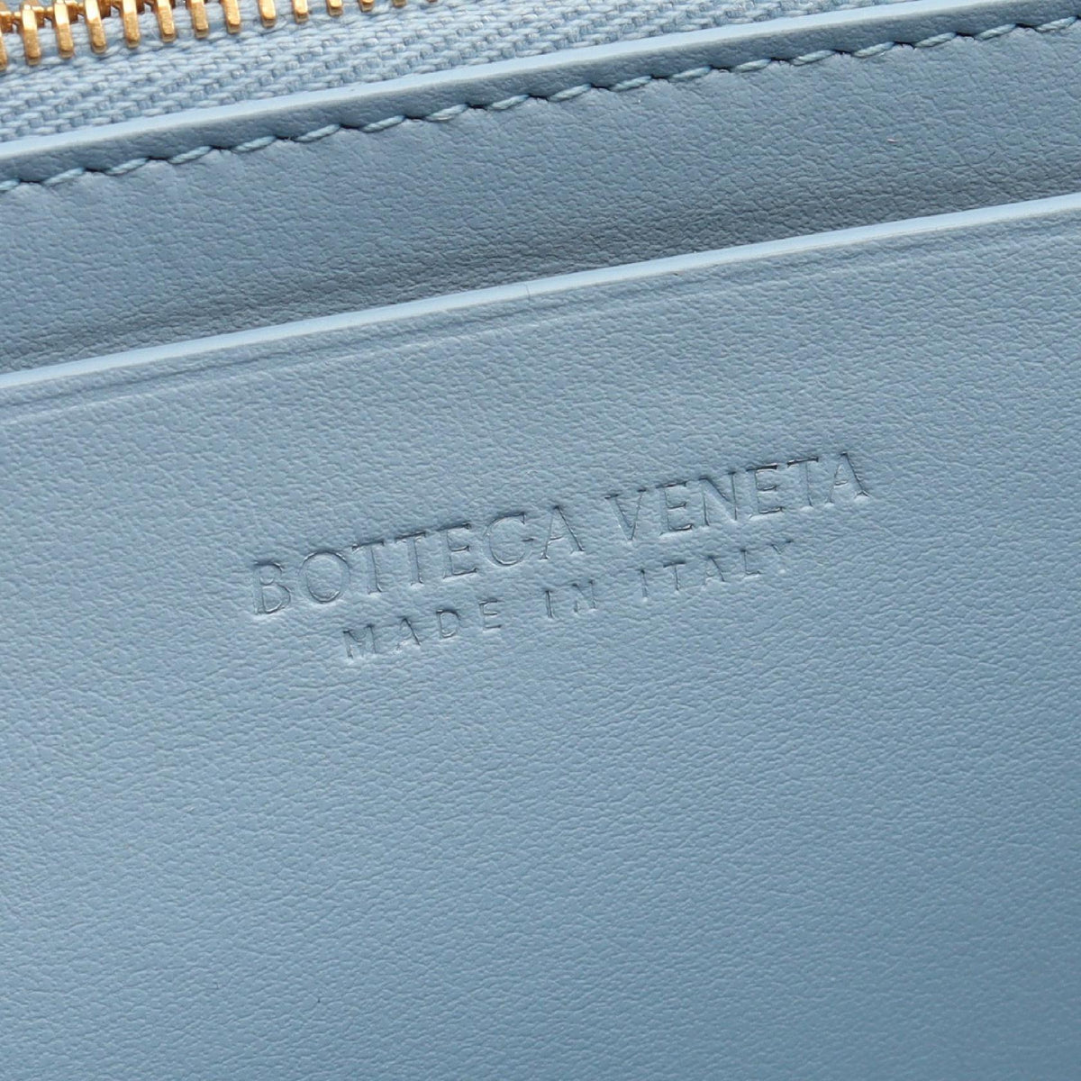 BOTTEGA VENETA Cassette Maxi Wallet Blue
