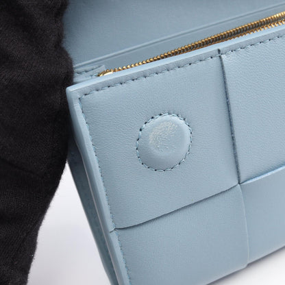 BOTTEGA VENETA Cassette Maxi Wallet Blue