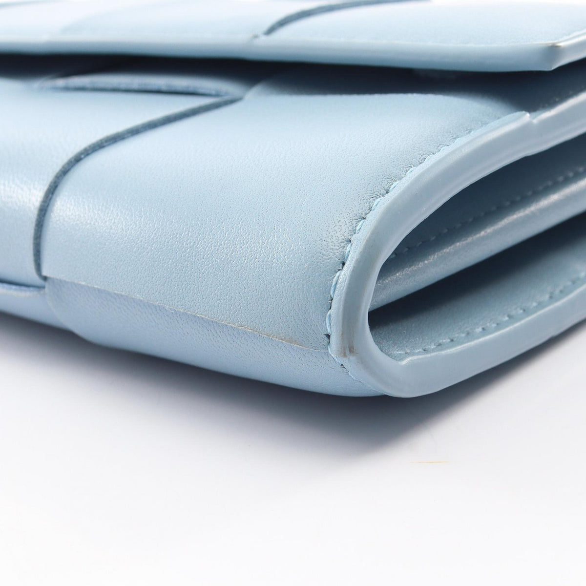 BOTTEGA VENETA Cassette Maxi Wallet Blue