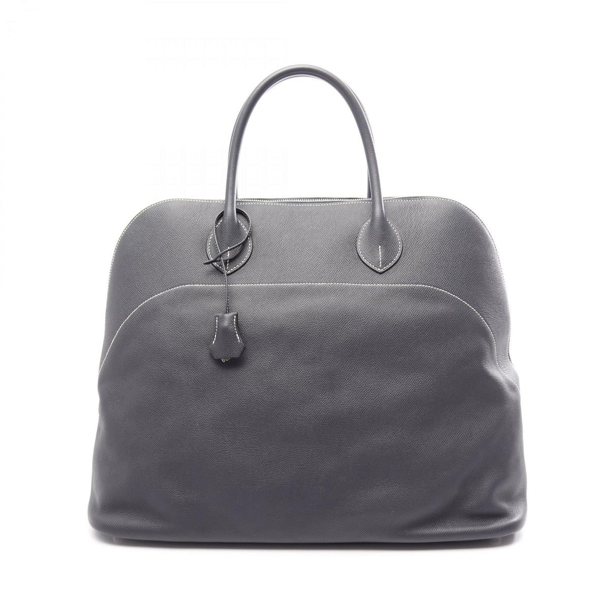 HERMES Bolide Relax 45 Blue Tote Bag