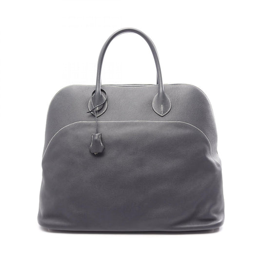 HERMES Bolide Relax 45 Blue Tote Bag