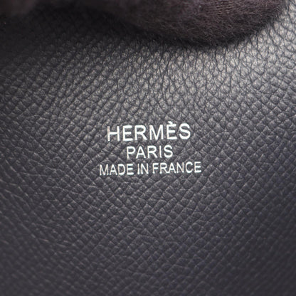 HERMES Bolide Relax 45 Blue Tote Bag