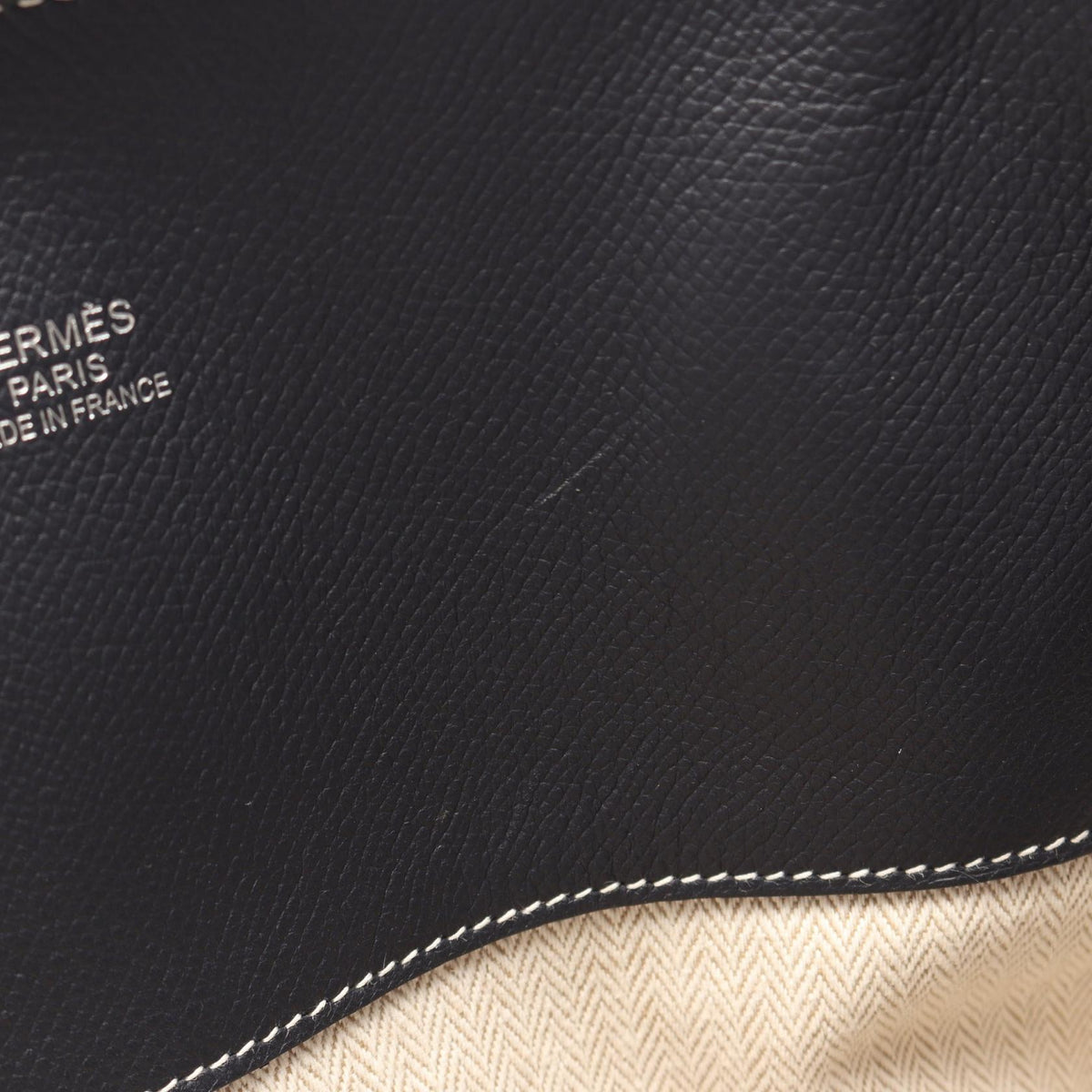 HERMES Bolide Relax 45 Blue Tote Bag