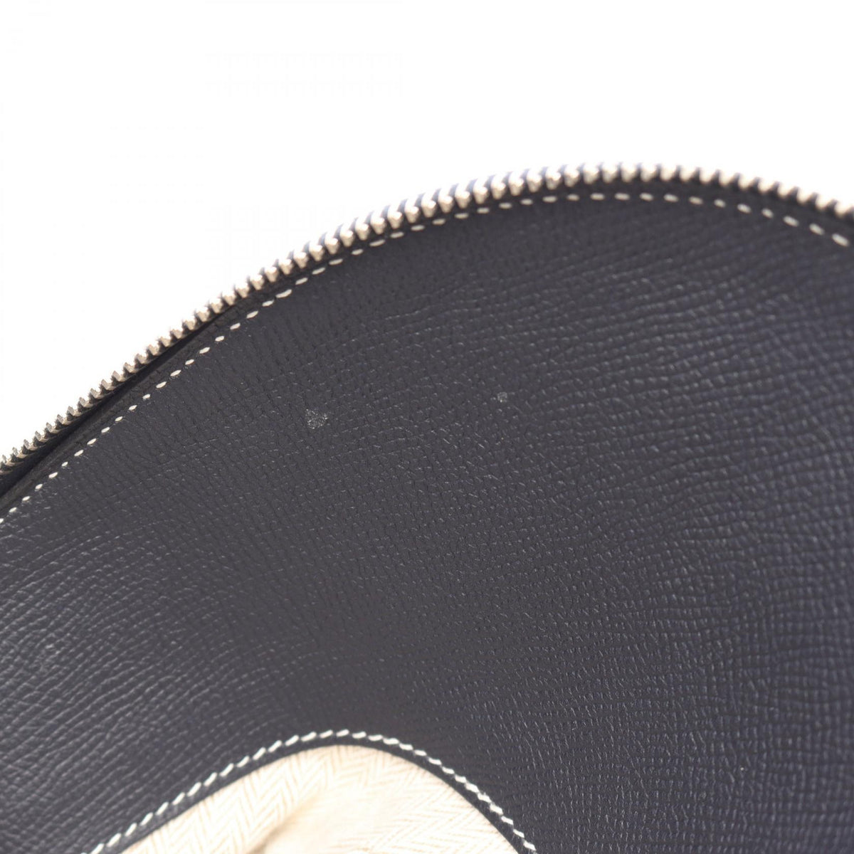 HERMES Bolide Relax 45 Blue Tote Bag