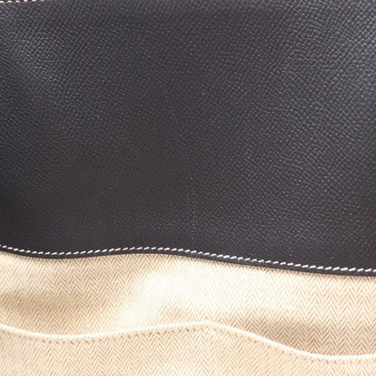HERMES Bolide Relax 45 Blue Tote Bag