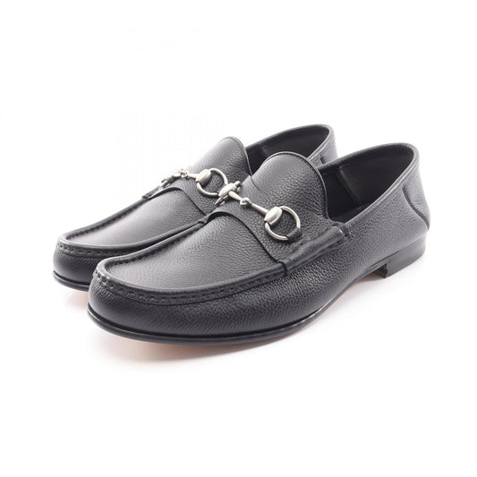 GUCCI Horsebit 1953 Leather Loafers Black Size 10