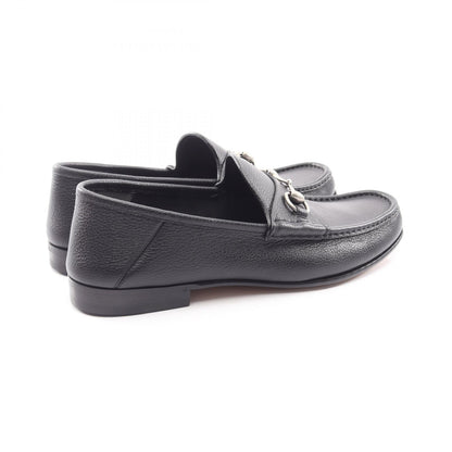 GUCCI Horsebit 1953 Leather Loafers Black Size 10