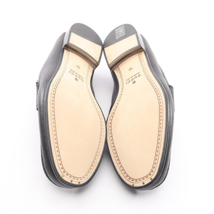 GUCCI Horsebit 1953 Leather Loafers Black Size 10