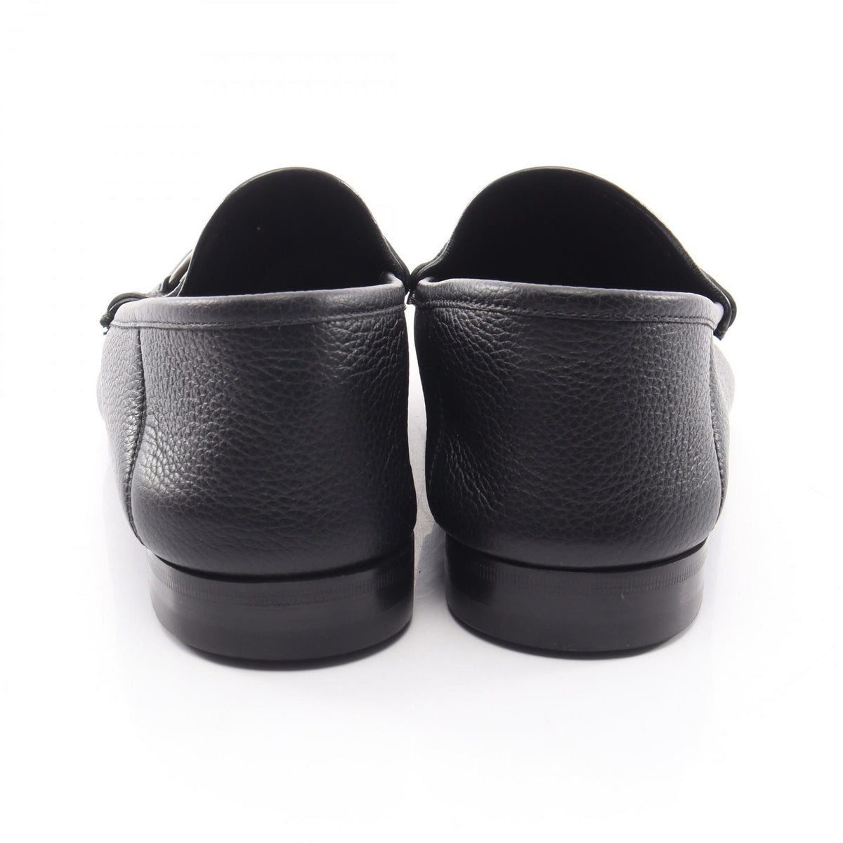 GUCCI Horsebit 1953 Leather Loafers Black Size 10