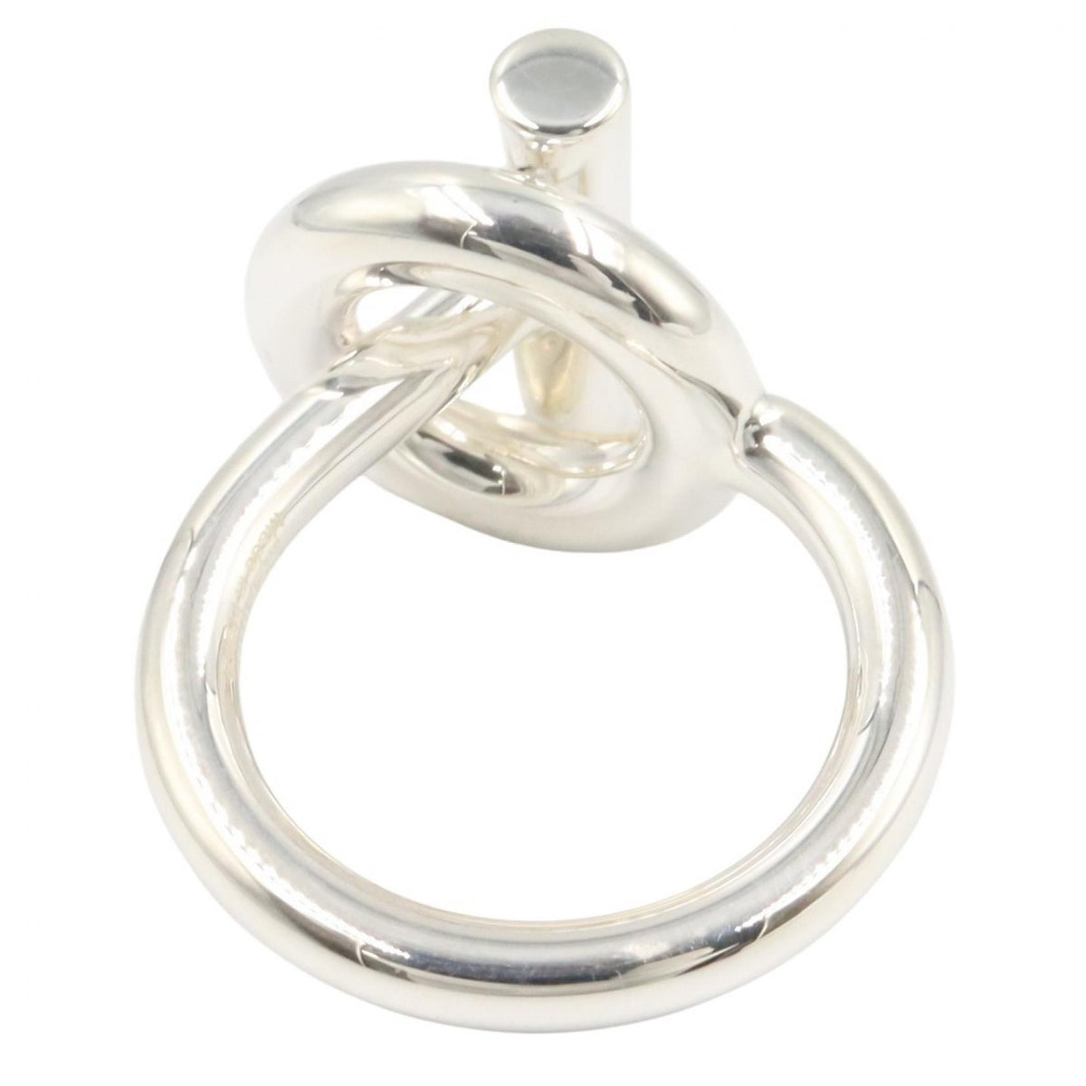 HERMES Echappee MM Silver 925 Ring Size JP 9