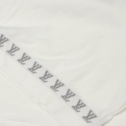LOUIS VUITTON Logo Knit Short Sleeve T-Shirt White Size L