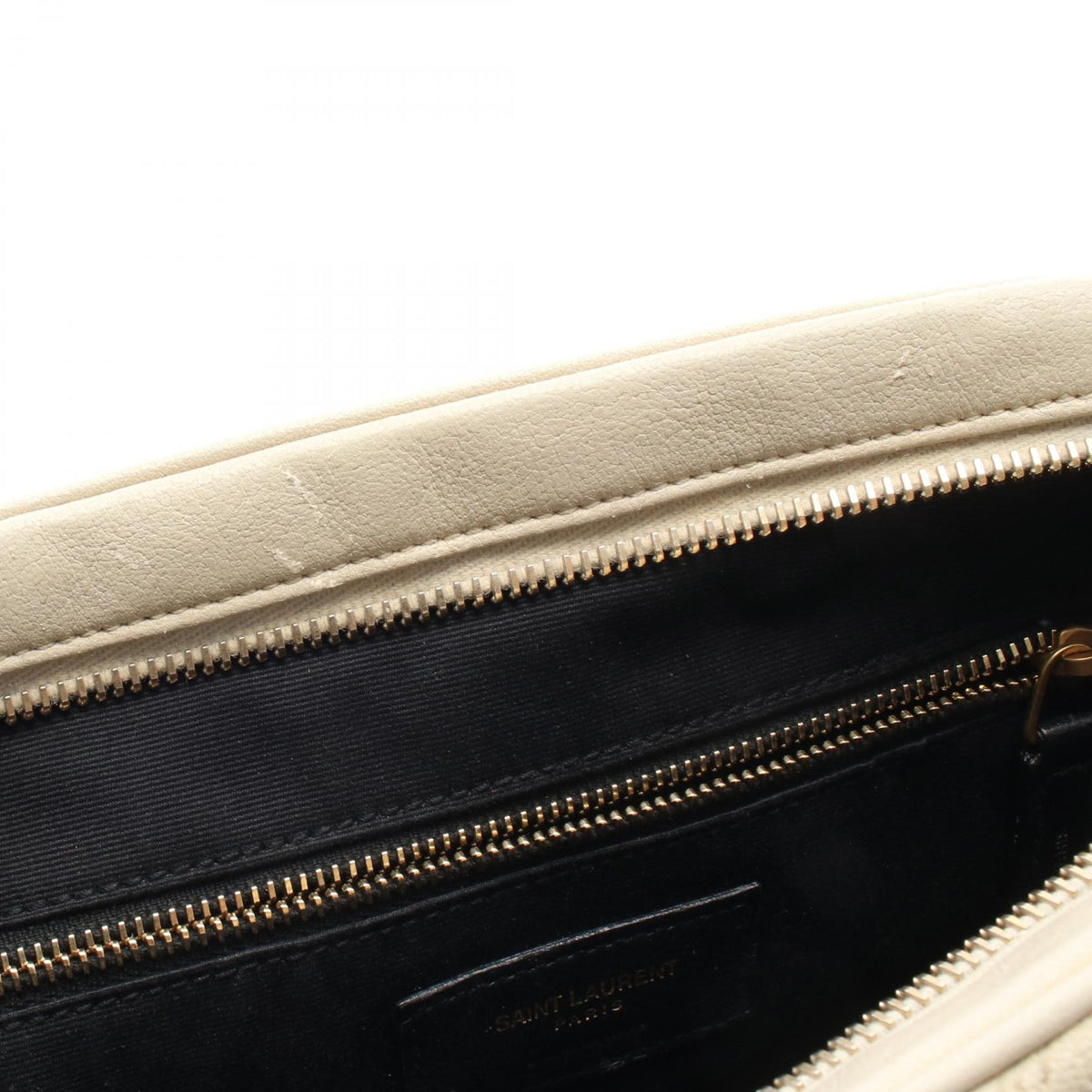SAINT LAURENT PARIS Leather Shoulder Bag