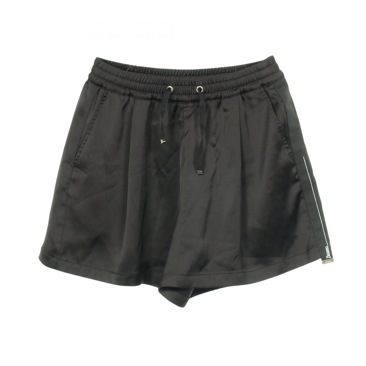 Herno Polyester Short Pants Black Size 40