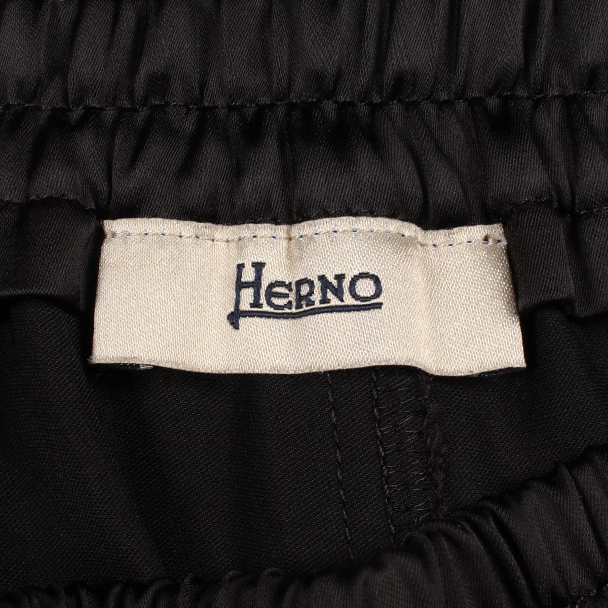 Herno Polyester Short Pants Black Size 40