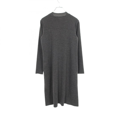 FOXEY Gray Wool Knit Ephemera Dress Size 38