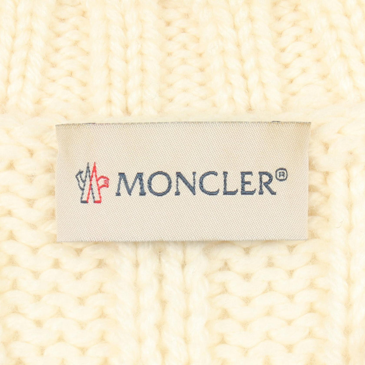 MONCLER Wool Sweater White Size XS