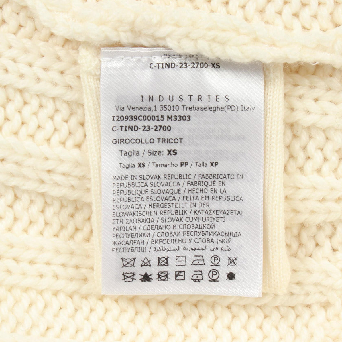 MONCLER Wool Sweater White Size XS