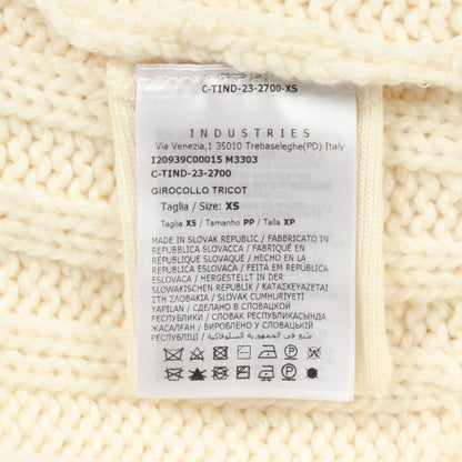MONCLER Wool Sweater White Size XS