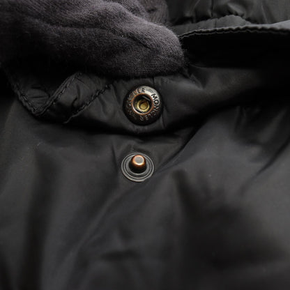 MONCLER GENEVRIER Hooded Down Jacket Black Size 0