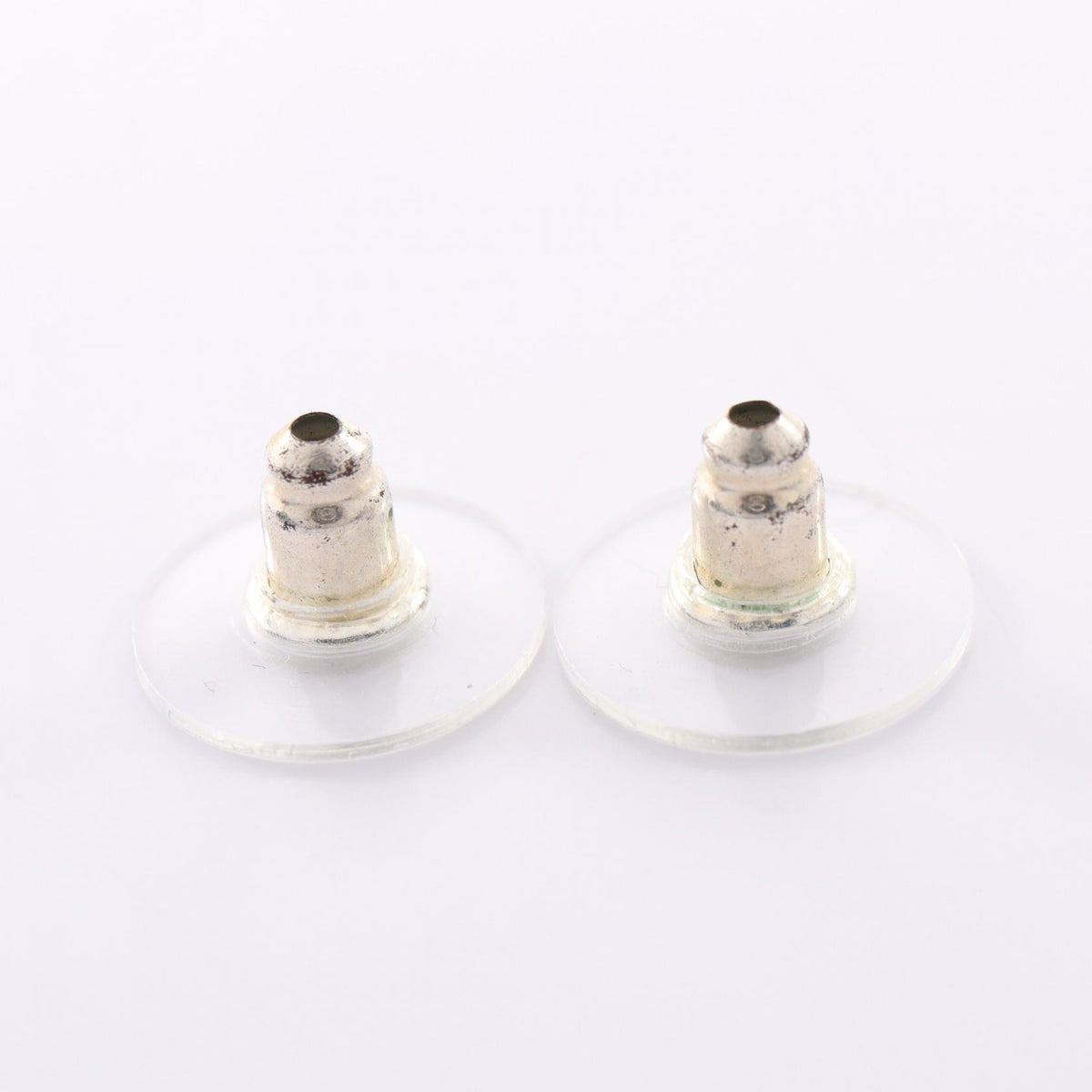 CHANEL Coco Mark Metal Rhinestone Earrings