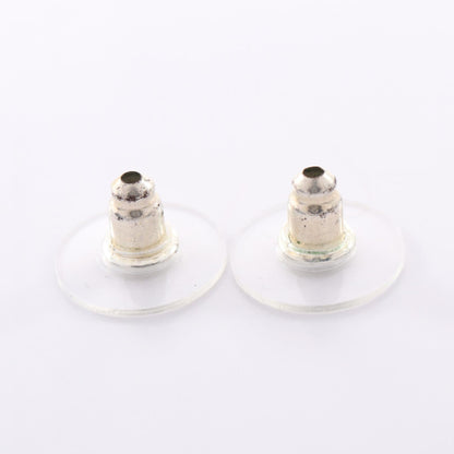CHANEL Coco Mark Metal Rhinestone Earrings
