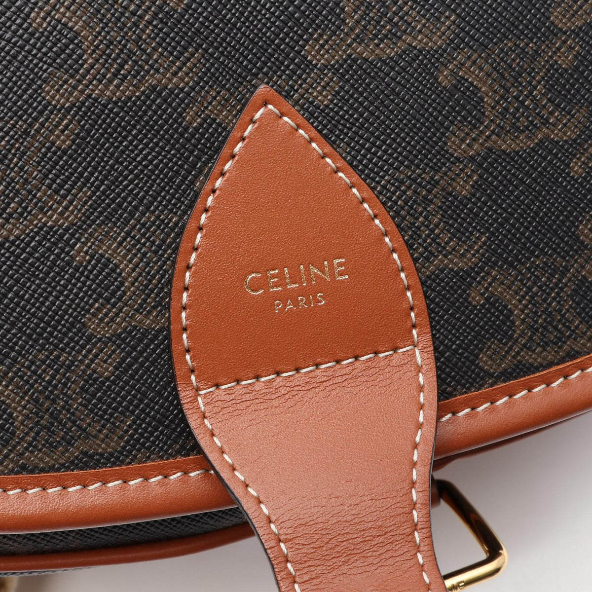 CELINE Large Strap Folco Shoulder Bag