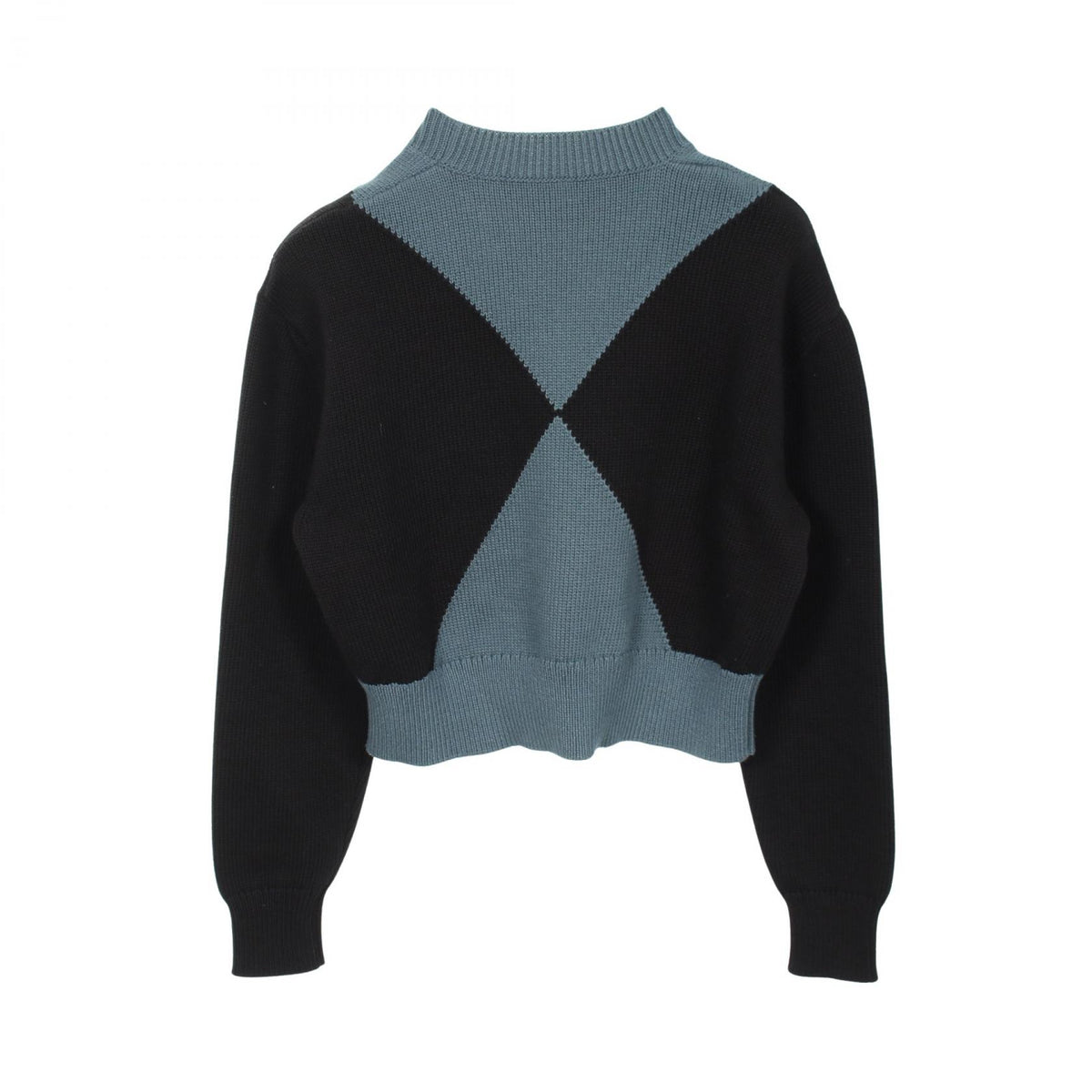 HERMES Candy Libris Cropped Silk Cotton Sweater Size 36