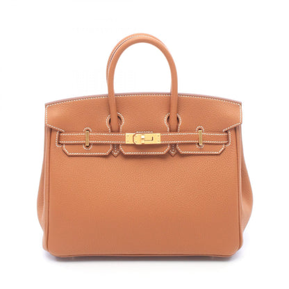 HERMES Birkin 25 Togo Leather Handle Bag