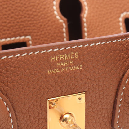 HERMES Birkin 25 Togo Leather Handle Bag