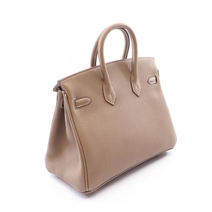 HERMES Birkin 25 Etoupe Togo Hardware Bag Gray