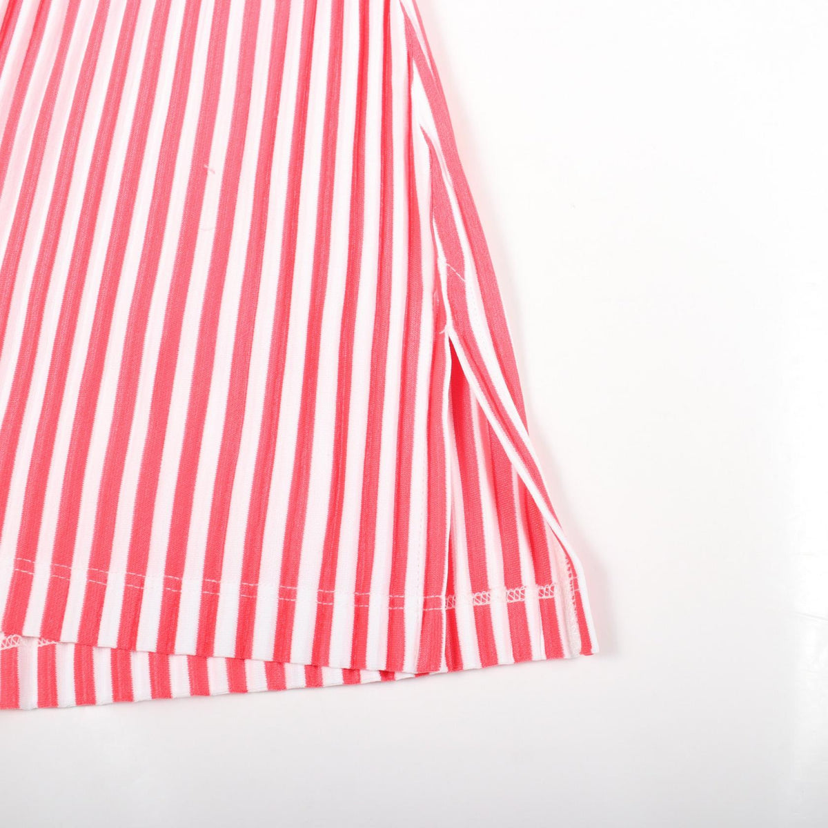 PLEATS PLEASE Pleated Stripe T-Shirt Red Size 3