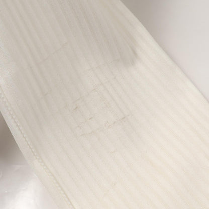 PLEATS PLEASE Rib Fringe Nylon Poly Leggings White Size 3