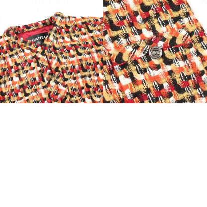 CHANEL Wool Collarless Jacket Size 34