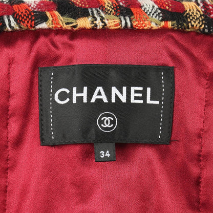 CHANEL Wool Collarless Jacket Size 34