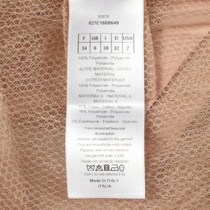 Dior Fishnet Mesh Nylon Jacket Pink Size F 34