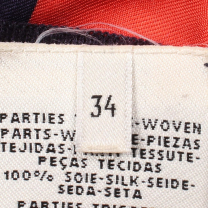 HERMES BRIDES de GALA LOVE Silk Cashmere Dress Size 34