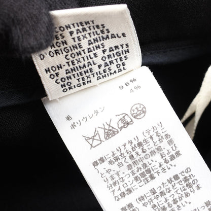 HERMES Black Wool Pants Size 34