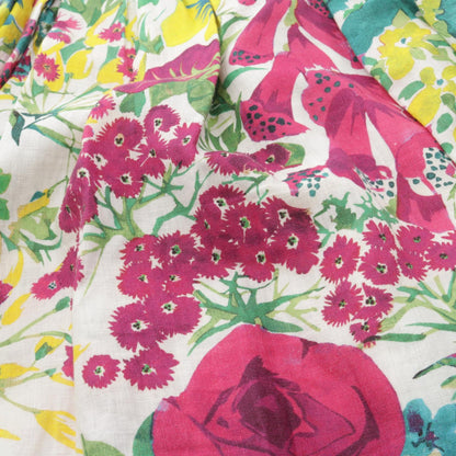 Drawer Green Floral Flare Midi Skirt Size 36