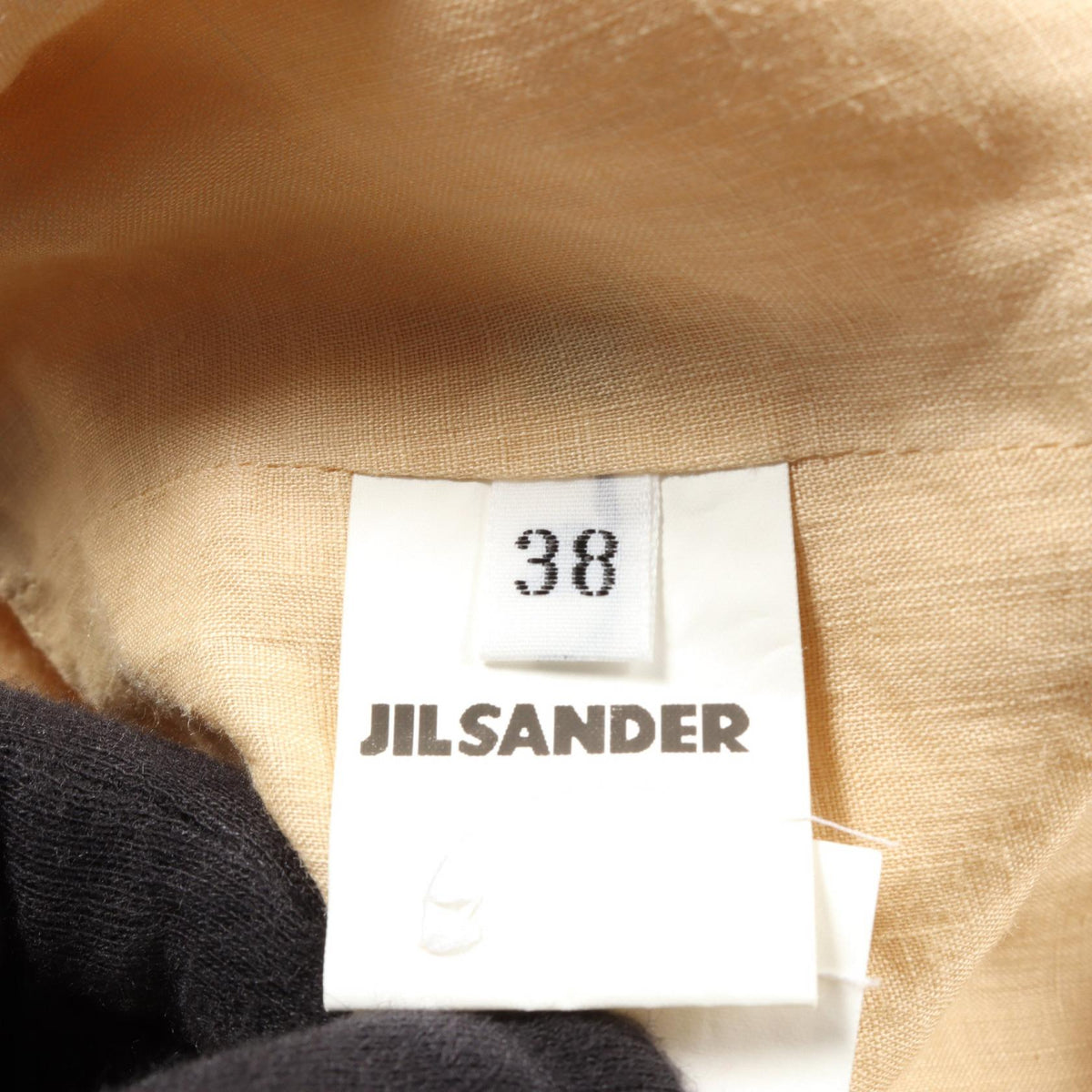 JIL SANDER Sleeveless Fabric Dress Beige Size 38