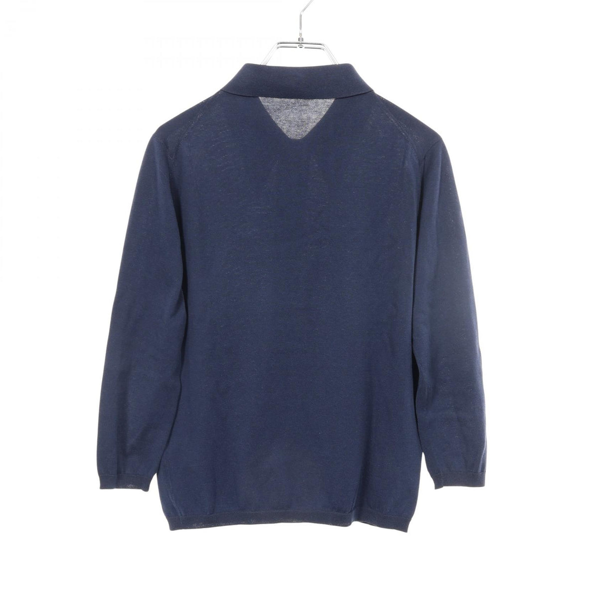 HERMES Collared Cotton Knit Cardigan Size XS