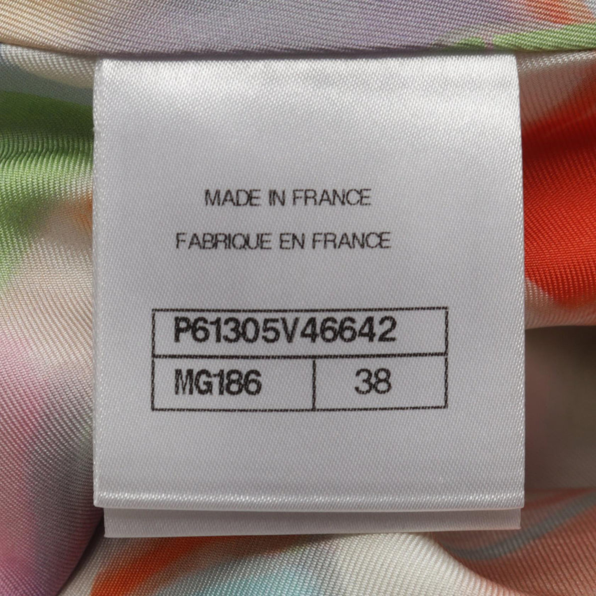 CHANEL Coco Mark Pleated Silk Skirt Size 38